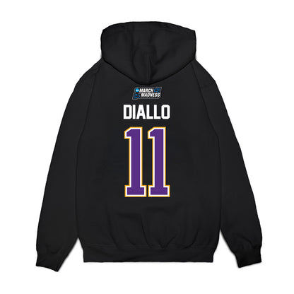 undefined - NCAA Men's Basketball : Hassane Diallo - NCAA® March Madness® 2026 Premium Hooded Sweatshirt-1
