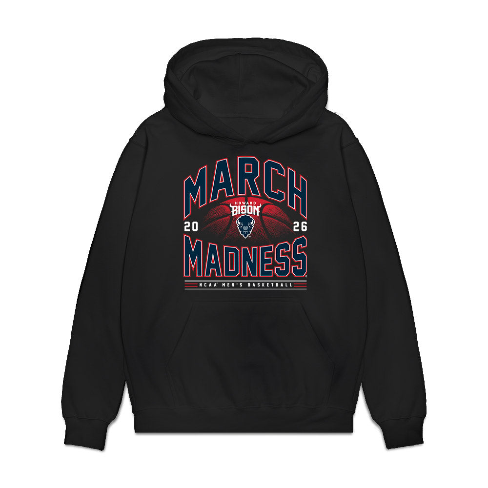 Howard - NCAA Men's Basketball : Cameron Gillus - NCAA® March Madness® 2026 Premium Hooded Sweatshirt-0