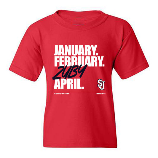 St. Johns - NCAA Men's Basketball : Zuby Ejiofor - Zuby Madness Youth T-Shirt-0