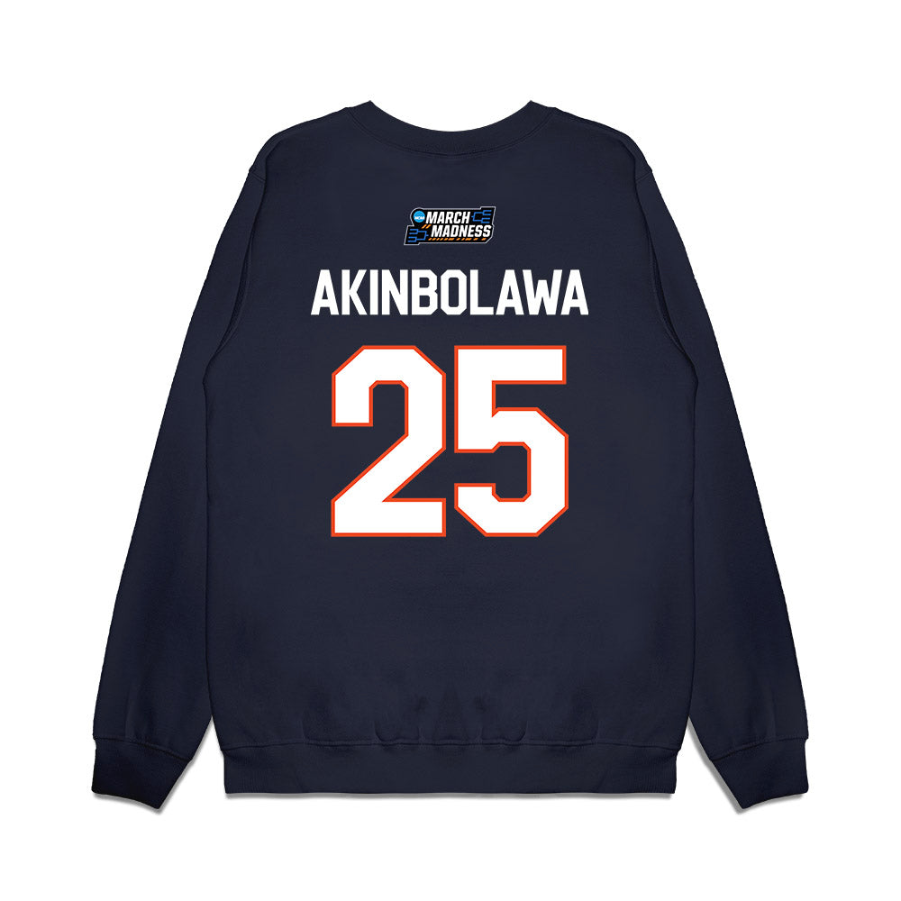 Syracuse - NCAA Women's Basketball : Oyindamola Akinbolawa - NCAA® March Madness® 2026 Premium Crewneck Sweatshirt-1