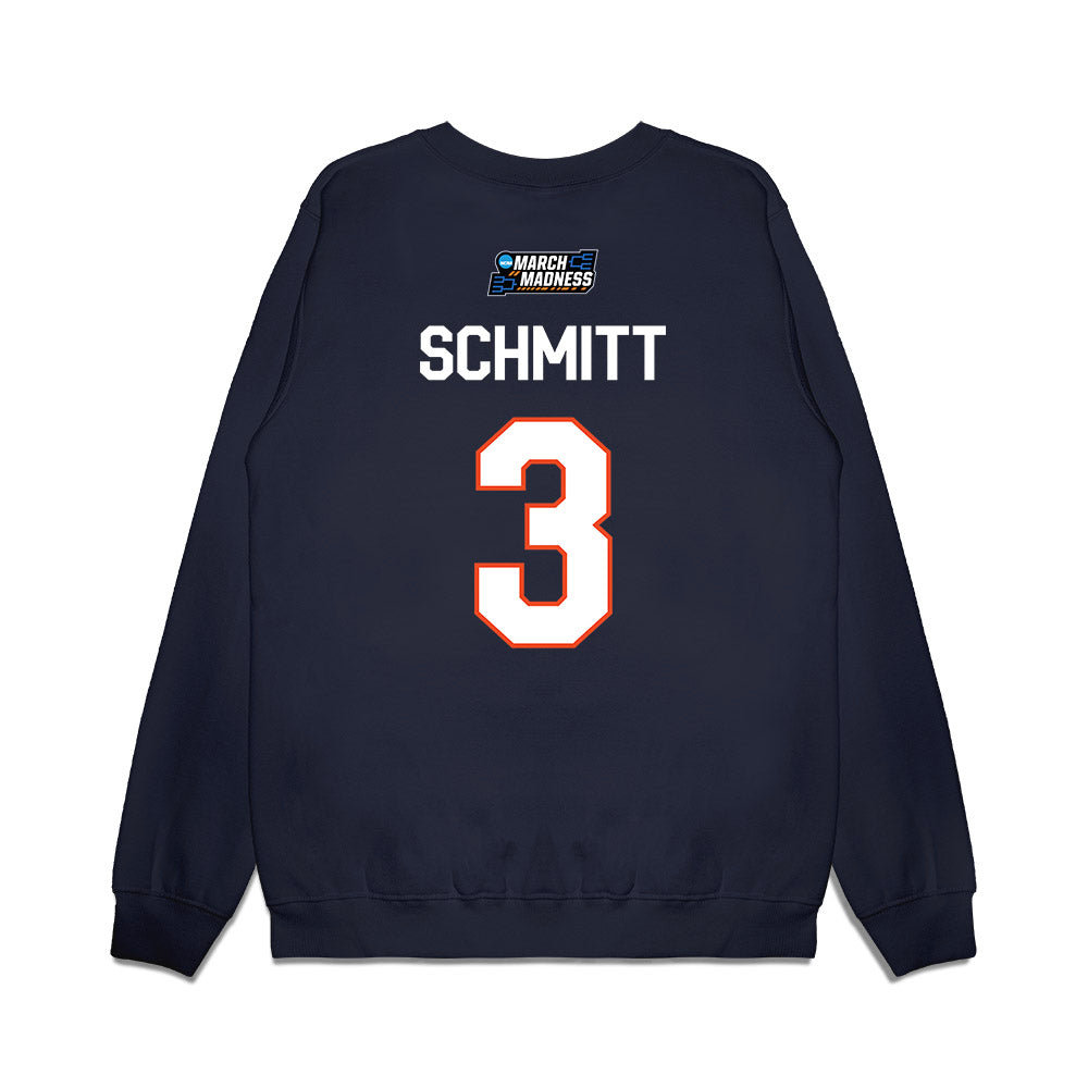 Syracuse - NCAA Women's Basketball : Olivia Schmitt - NCAA® March Madness® 2026 Premium Crewneck Sweatshirt-1