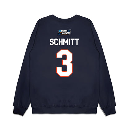 Syracuse - NCAA Women's Basketball : Olivia Schmitt - NCAA® March Madness® 2026 Premium Crewneck Sweatshirt-1