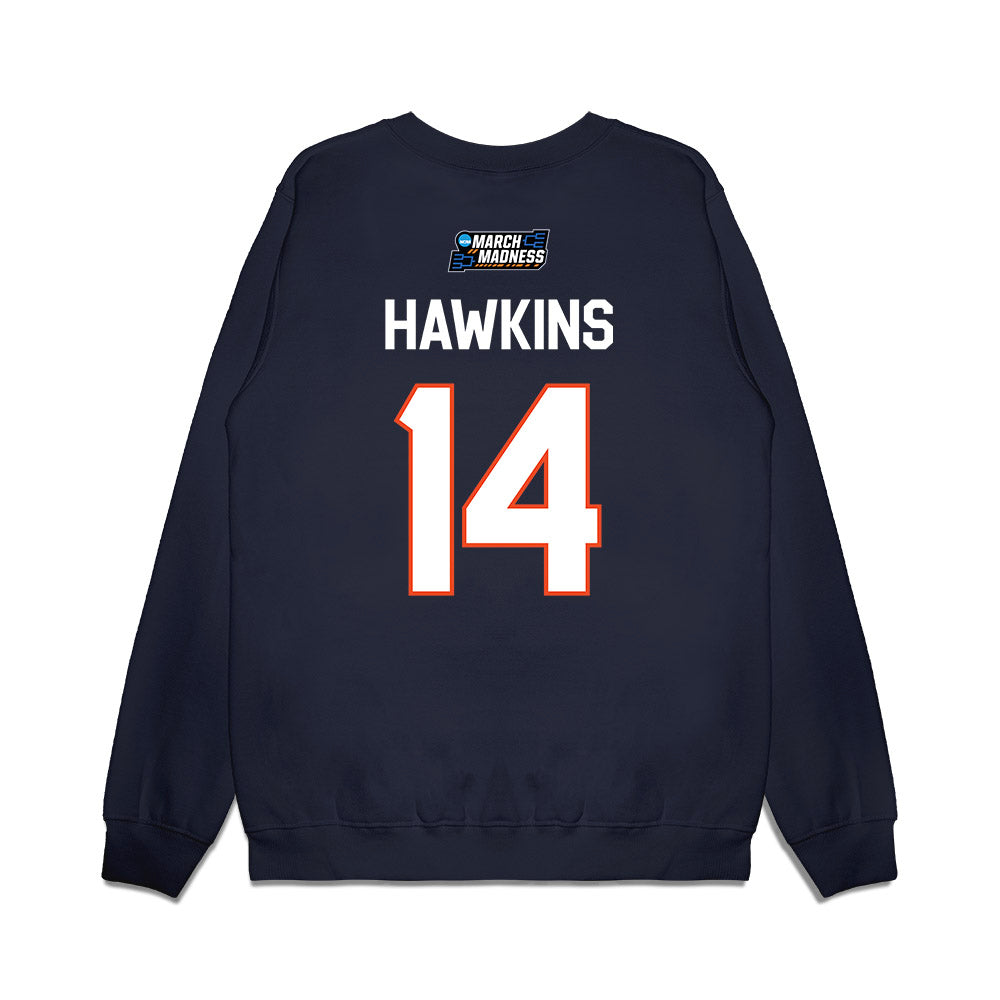 Syracuse - NCAA Women's Basketball : Shy Hawkins - NCAA® March Madness® 2026 Premium Crewneck Sweatshirt-1