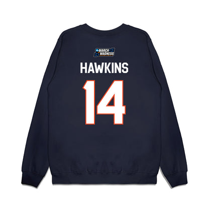 Syracuse - NCAA Women's Basketball : Shy Hawkins - NCAA® March Madness® 2026 Premium Crewneck Sweatshirt-1