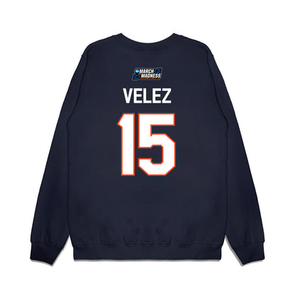 Syracuse - NCAA Women's Basketball : Angelica Velez - NCAA® March Madness® 2026 Premium Crewneck Sweatshirt-1