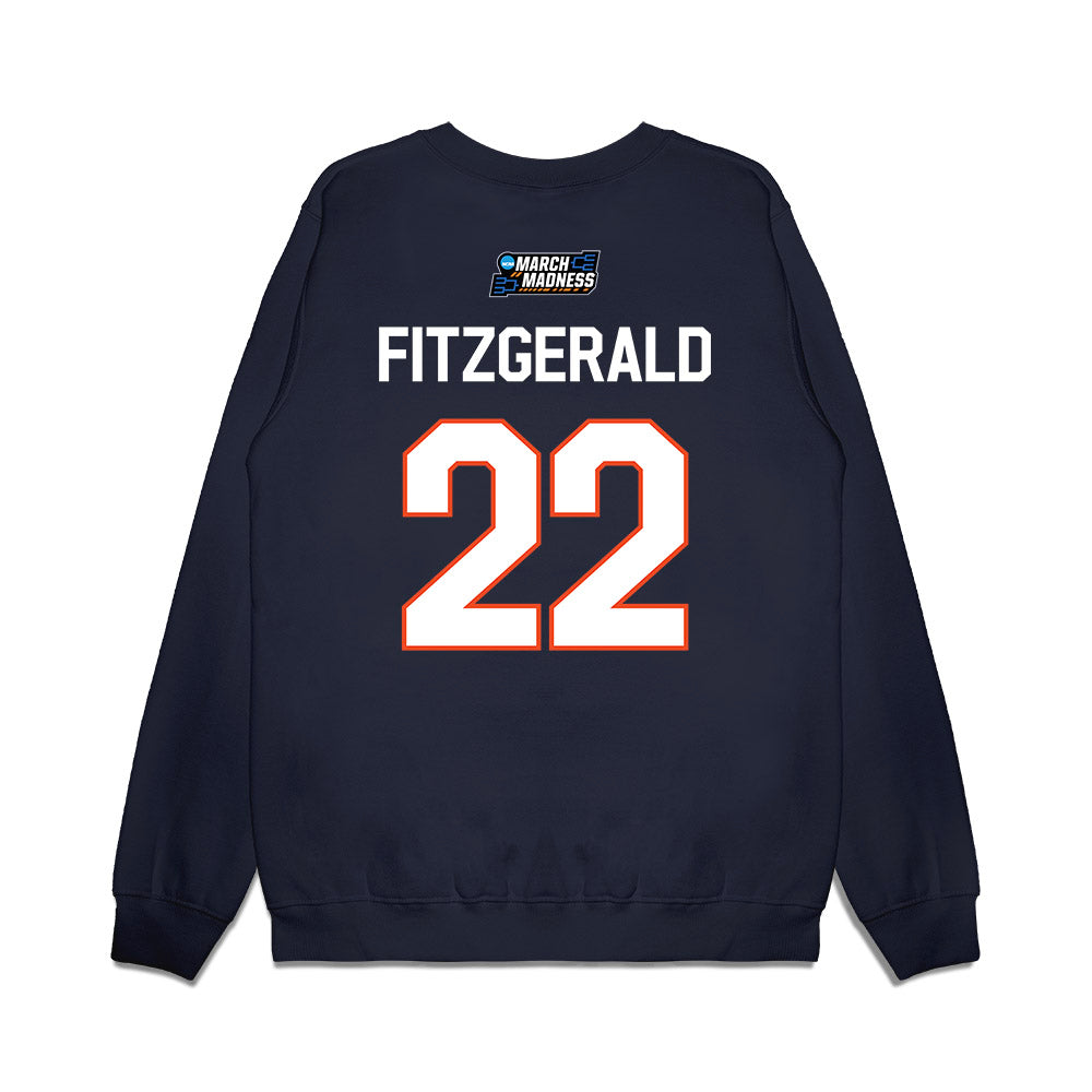 Syracuse - NCAA Women's Basketball : Justus Fitzgerald - NCAA® March Madness® 2026 Premium Crewneck Sweatshirt-1
