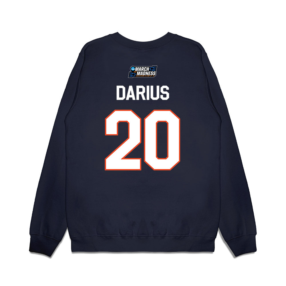 Syracuse - NCAA Women's Basketball : Dominique Darius - NCAA® March Madness® 2026 Premium Crewneck Sweatshirt-1