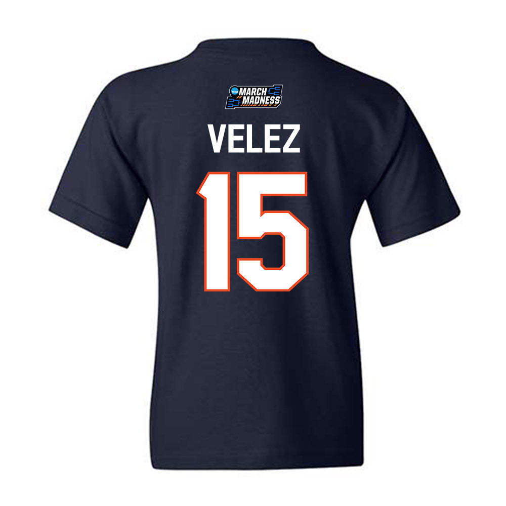 Syracuse - NCAA Women's Basketball : Angelica Velez - NCAA® March Madness® 2026 Youth T-Shirt-1
