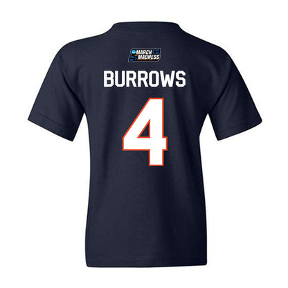 Syracuse - NCAA Women's Basketball : Sophie Burrows - NCAA® March Madness® 2026 Youth T-Shirt-1