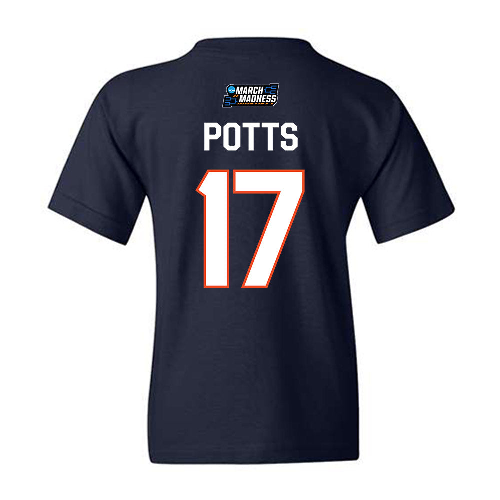 Syracuse - NCAA Women's Basketball : Madeline Potts - NCAA® March Madness® 2026 Youth T-Shirt-1