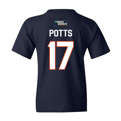 Syracuse - NCAA Women's Basketball : Madeline Potts - NCAA® March Madness® 2026 Youth T-Shirt-1