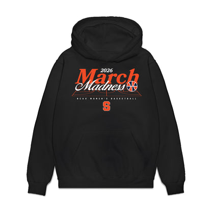Syracuse - NCAA Women's Basketball : Justus Fitzgerald - NCAA® March Madness® 2026 Premium Hooded Sweatshirt-0