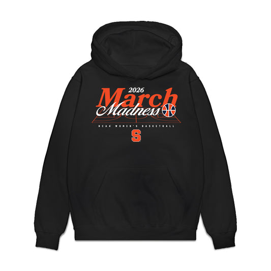 Syracuse - NCAA Women's Basketball : Shy Hawkins - NCAA® March Madness® 2026 Premium Hooded Sweatshirt-0