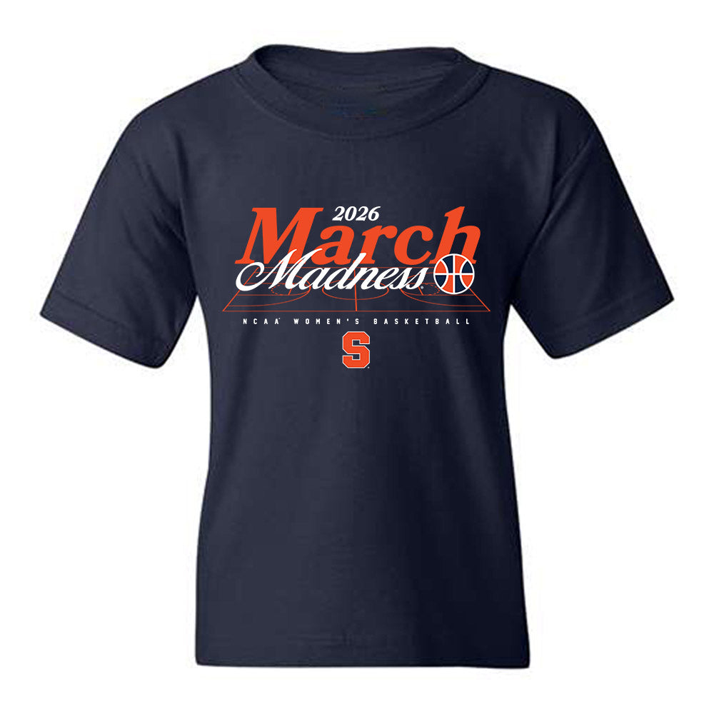 Syracuse - NCAA Women's Basketball : Sophie Burrows - NCAA® March Madness® 2026 Youth T-Shirt-0