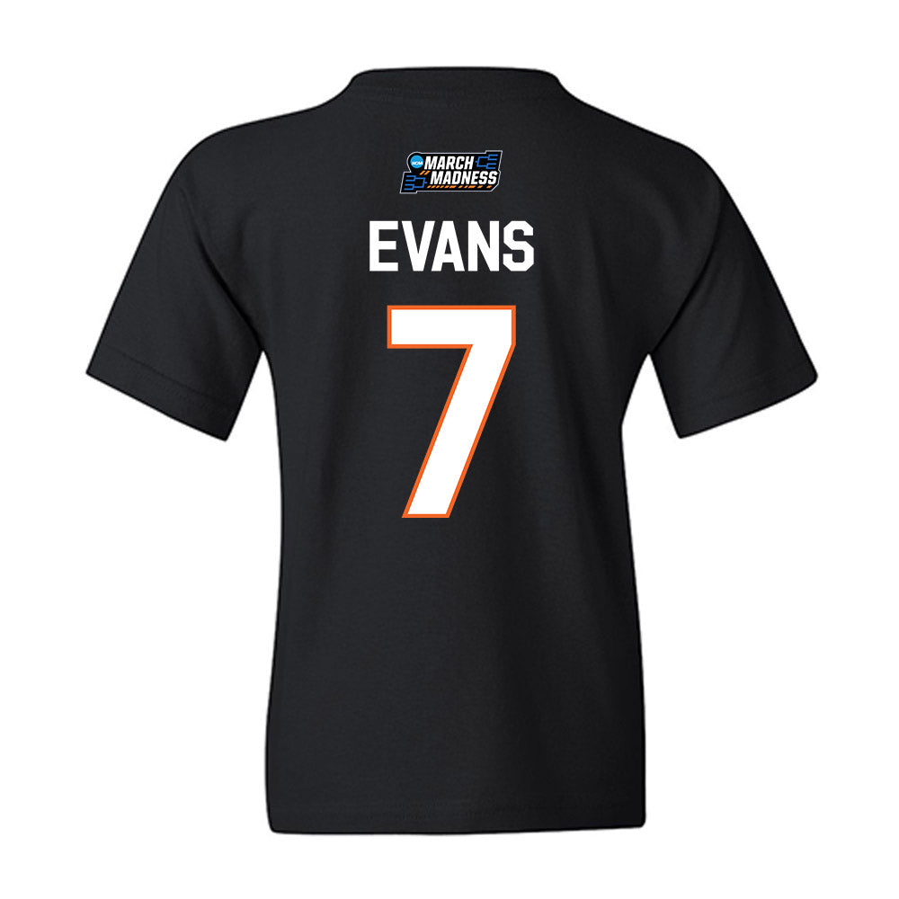 Clemson - NCAA Women's Basketball : Summah Evans - NCAA® March Madness® 2026 Youth T-Shirt-1