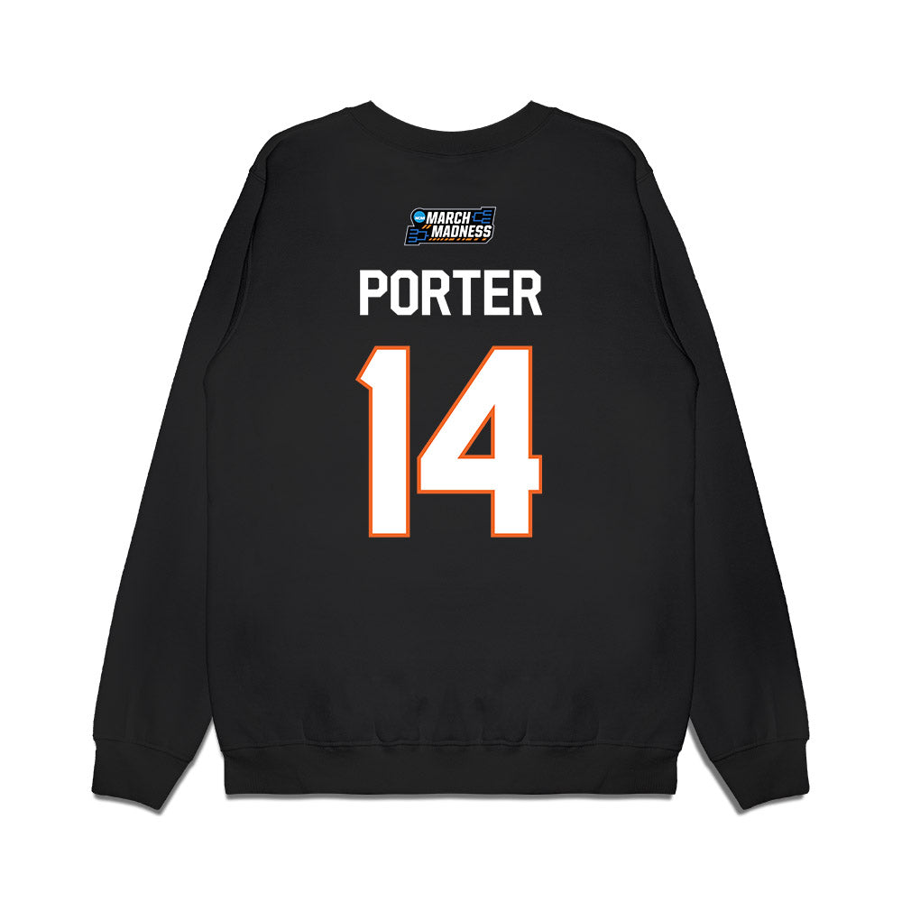 Clemson - NCAA Women's Basketball : Addie Porter - NCAA® March Madness® 2026 Premium Crewneck Sweatshirt-1