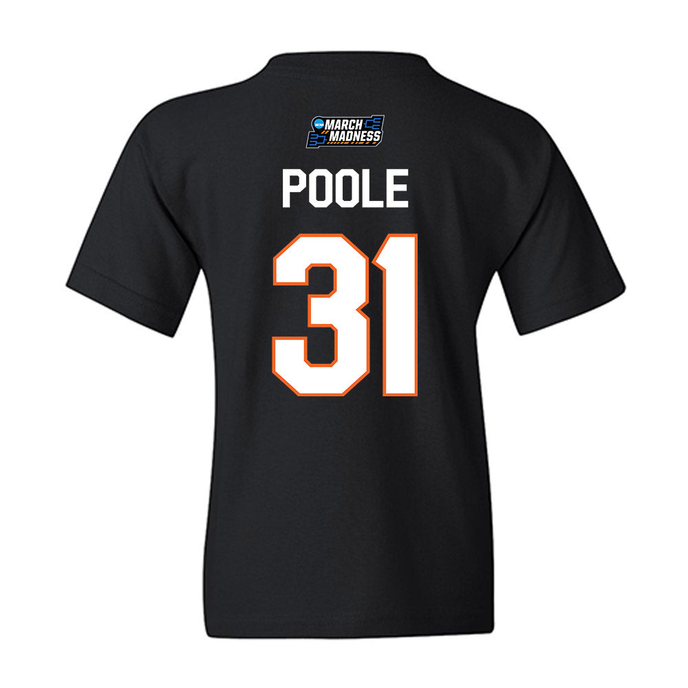 Clemson - NCAA Women's Basketball : Anya Poole - NCAA® March Madness® 2026 Youth T-Shirt-1