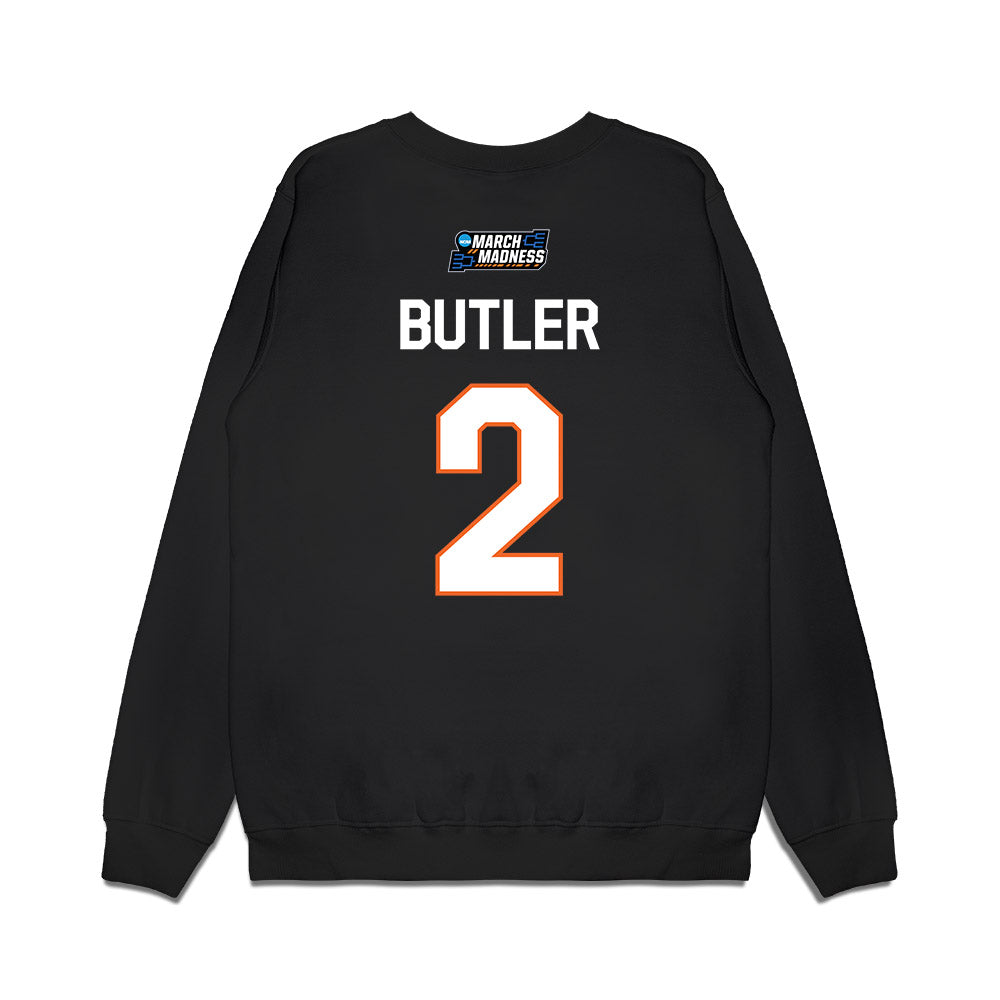 Clemson - NCAA Women's Basketball : Ja'Kerra Butler - NCAA® March Madness® 2026 Premium Crewneck Sweatshirt-1