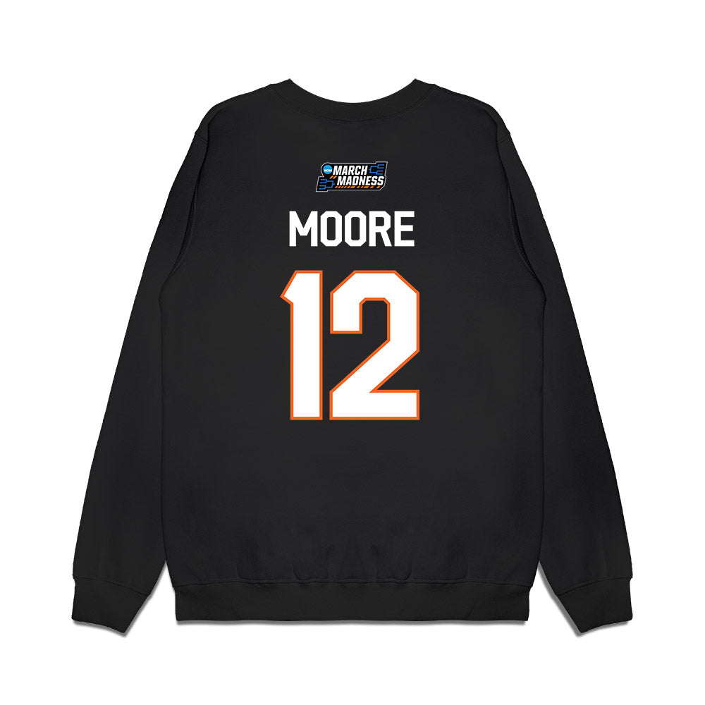 Clemson - NCAA Women's Basketball : Mia Moore - NCAA® March Madness® 2026 Premium Crewneck Sweatshirt-1