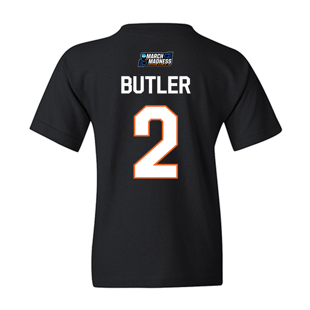 Clemson - NCAA Women's Basketball : Ja'Kerra Butler - NCAA® March Madness® 2026 Youth T-Shirt-1