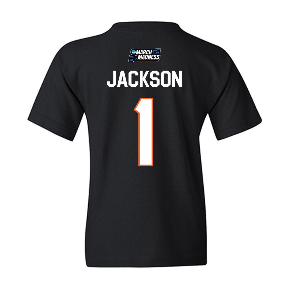 Clemson - NCAA Women's Basketball : Amaia Jackson - NCAA® March Madness® 2026 Youth T-Shirt-1