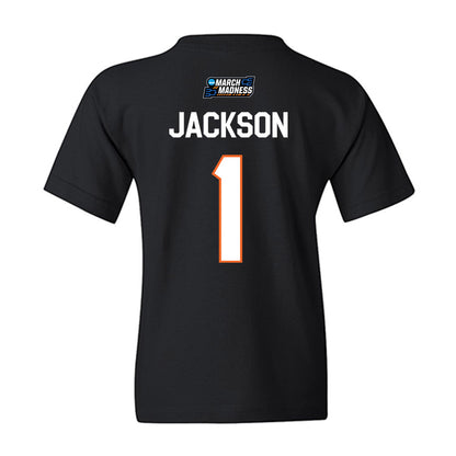 Clemson - NCAA Women's Basketball : Amaia Jackson - NCAA® March Madness® 2026 Youth T-Shirt-1