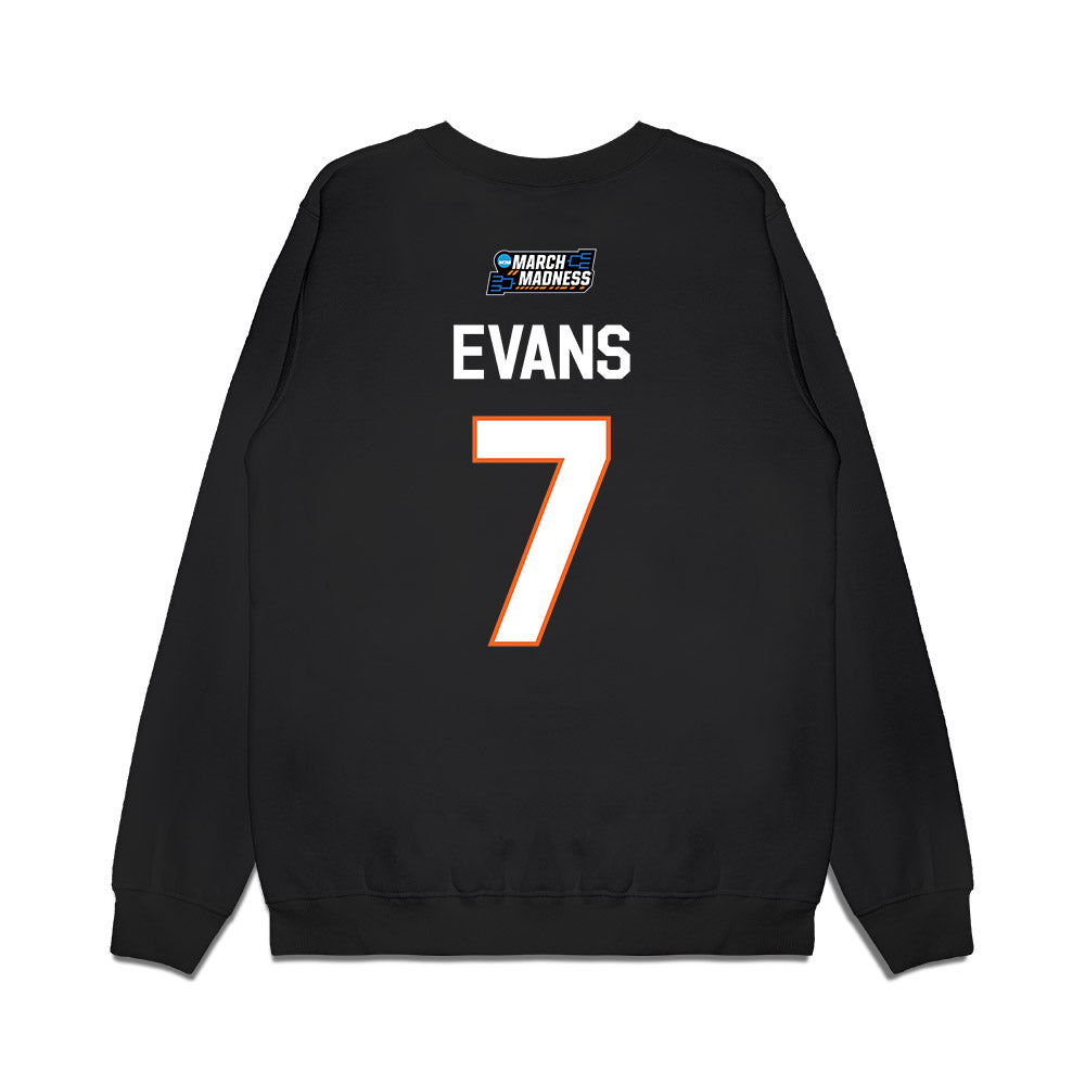 Clemson - NCAA Women's Basketball : Summah Evans - NCAA® March Madness® 2026 Premium Crewneck Sweatshirt-1