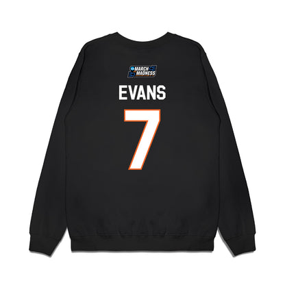 Clemson - NCAA Women's Basketball : Summah Evans - NCAA® March Madness® 2026 Premium Crewneck Sweatshirt-1