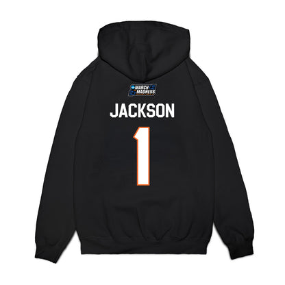 Clemson - NCAA Women's Basketball : Amaia Jackson - NCAA® March Madness® 2026 Premium Hooded Sweatshirt-1