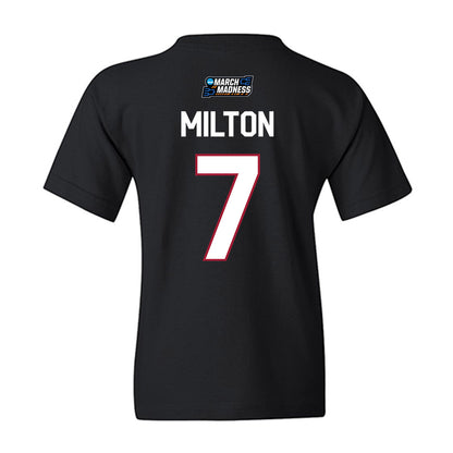 USC - NCAA Women's Basketball : Yakiya Milton - NCAA® March Madness® 2026 Youth T-Shirt-1