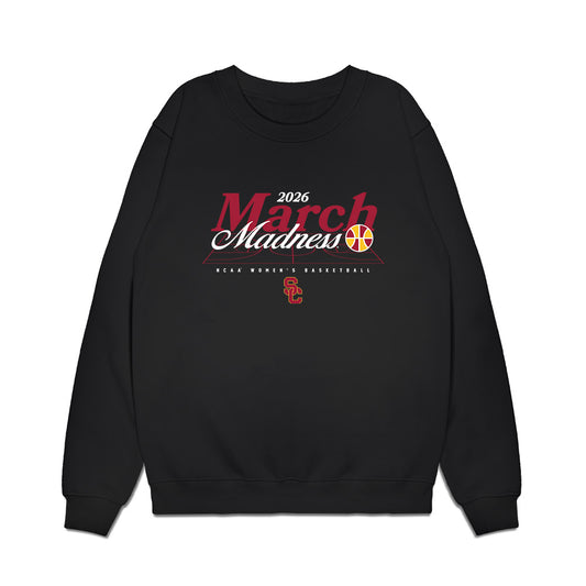 USC - NCAA Women's Basketball : Kara Dunn - NCAA® March Madness® 2026 Premium Crewneck Sweatshirt-0