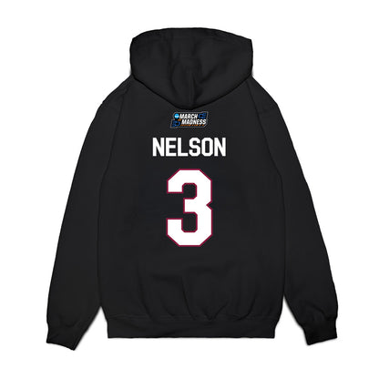 Virginia Tech - NCAA Women's Basketball : Mackenzie Nelson - NCAA® March Madness® 2026 Premium Hooded Sweatshirt-1