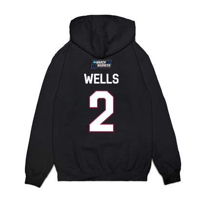 Virginia Tech - NCAA Women's Basketball : Leila Wells - NCAA® March Madness® 2026 Premium Hooded Sweatshirt-1