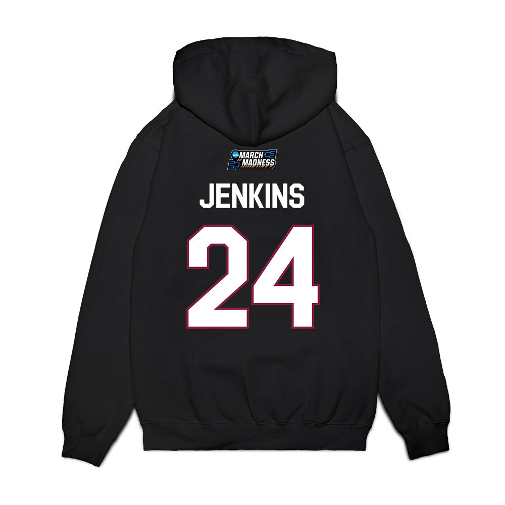 Virginia Tech - NCAA Women's Basketball : Amani Jenkins - NCAA® March Madness® 2026 Premium Hooded Sweatshirt-1