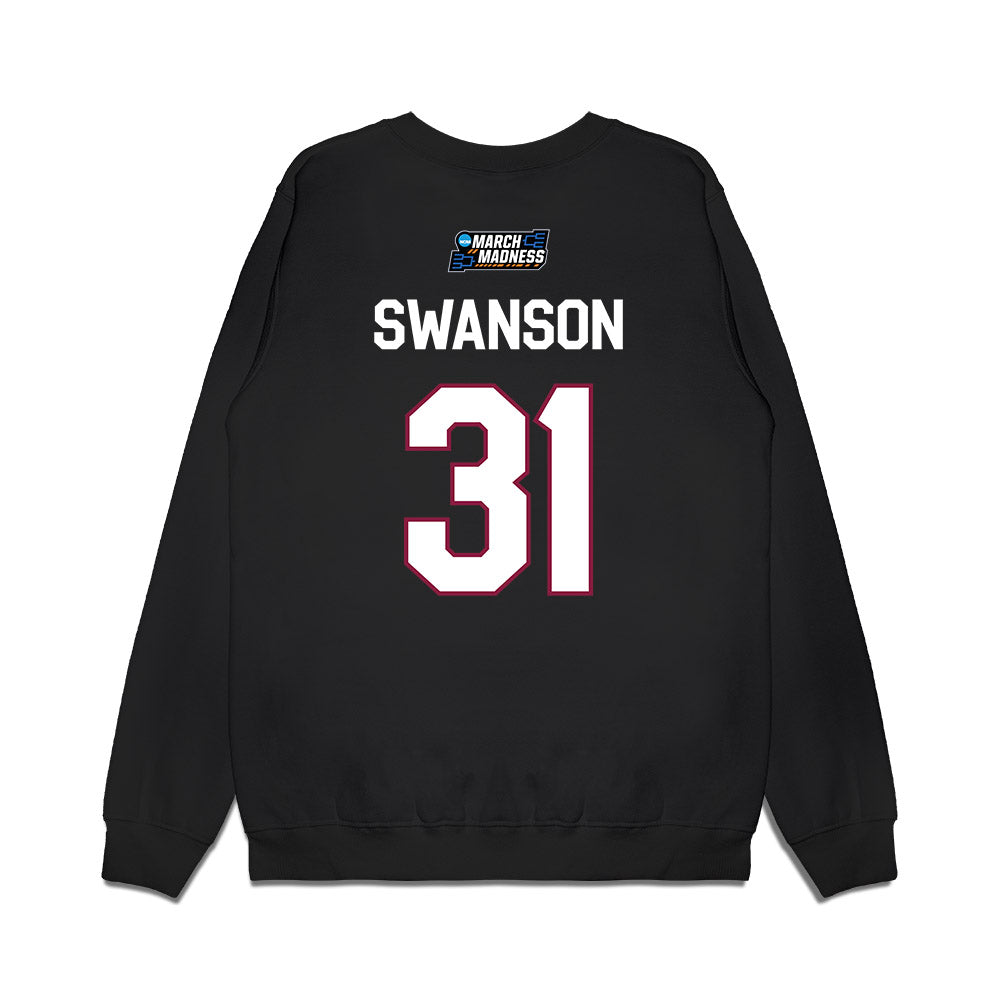 Virginia Tech - NCAA Women's Basketball : Sophie Swanson - NCAA® March Madness® 2026 Premium Crewneck Sweatshirt-1