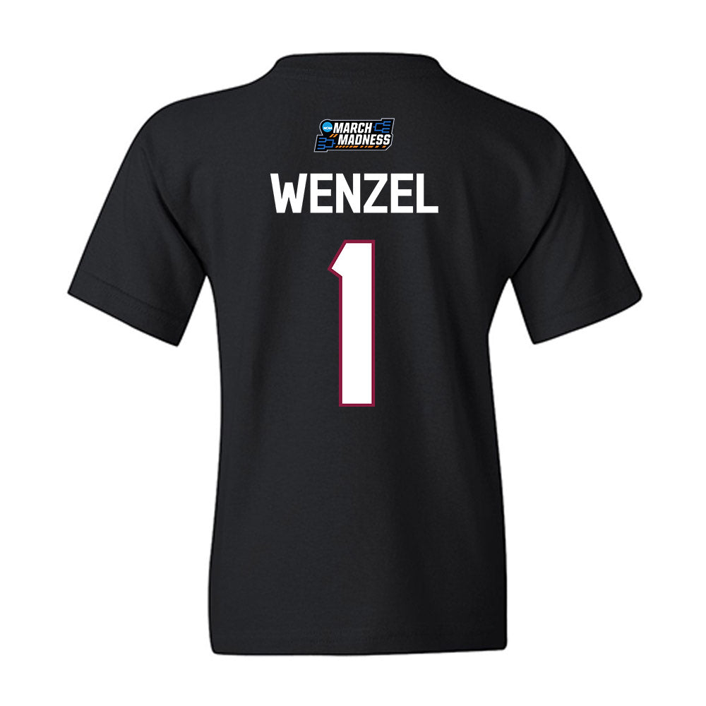 Virginia Tech - NCAA Women's Basketball : Carleigh Wenzel - NCAA® March Madness® 2026 Youth T-Shirt-1