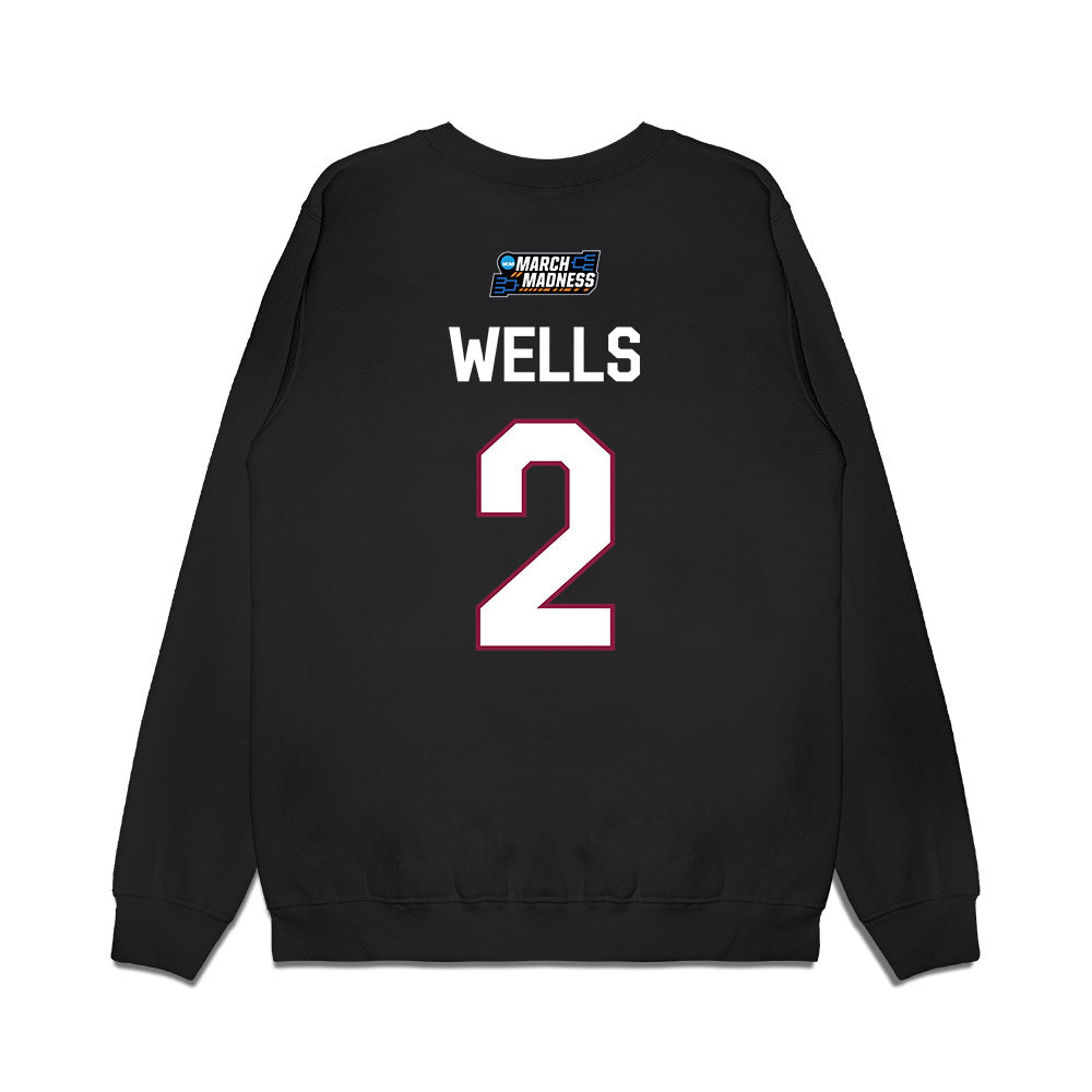 Virginia Tech - NCAA Women's Basketball : Leila Wells - NCAA® March Madness® 2026 Premium Crewneck Sweatshirt-1