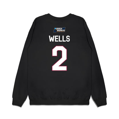 Virginia Tech - NCAA Women's Basketball : Leila Wells - NCAA® March Madness® 2026 Premium Crewneck Sweatshirt-1