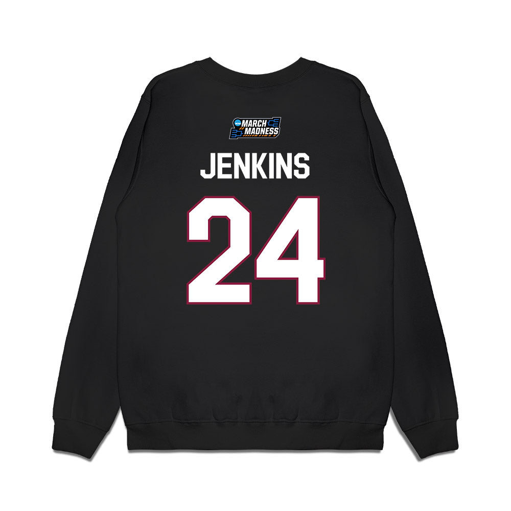 Virginia Tech - NCAA Women's Basketball : Amani Jenkins - NCAA® March Madness® 2026 Premium Crewneck Sweatshirt-1