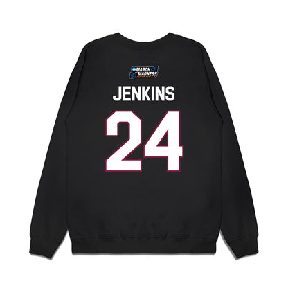 Virginia Tech - NCAA Women's Basketball : Amani Jenkins - NCAA® March Madness® 2026 Premium Crewneck Sweatshirt-1