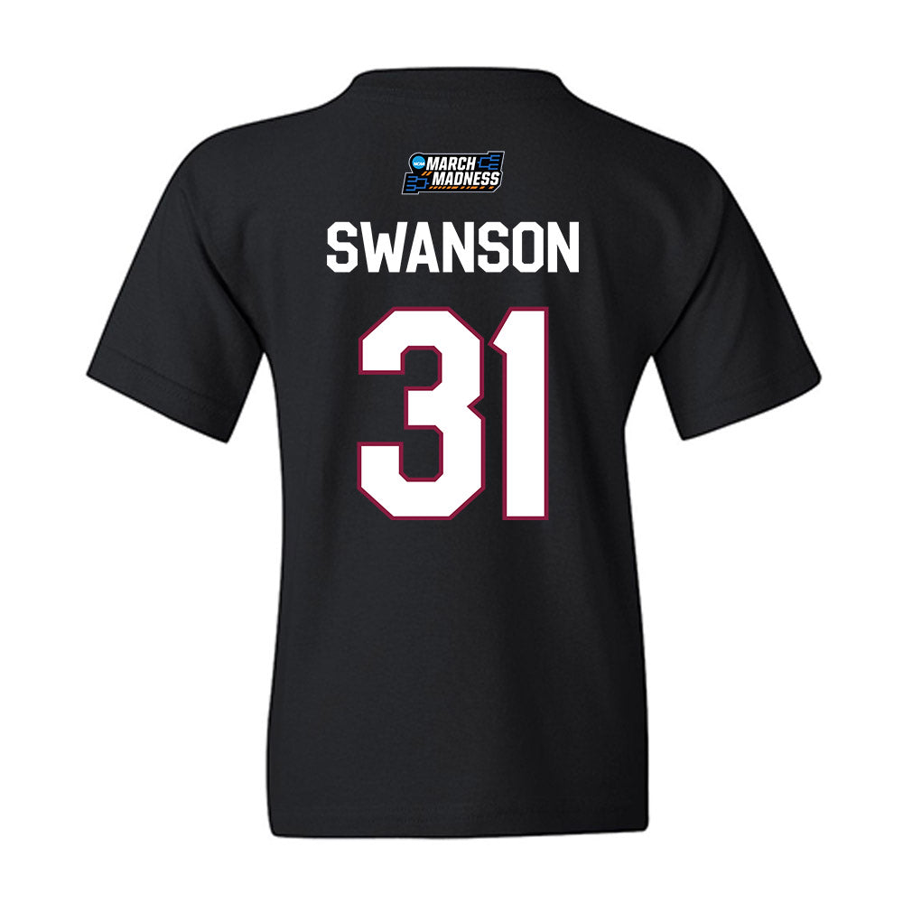 Virginia Tech - NCAA Women's Basketball : Sophie Swanson - NCAA® March Madness® 2026 Youth T-Shirt-1