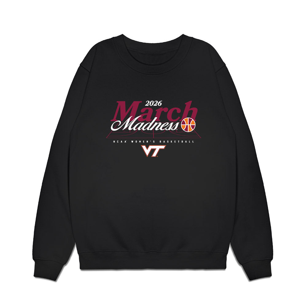 Virginia Tech - NCAA Women's Basketball : Sophie Swanson - NCAA® March Madness® 2026 Premium Crewneck Sweatshirt-0