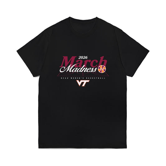 Virginia Tech - NCAA Women's Basketball : Carleigh Wenzel - NCAA® March Madness® 2026 Comfort Colors T-Shirt-0