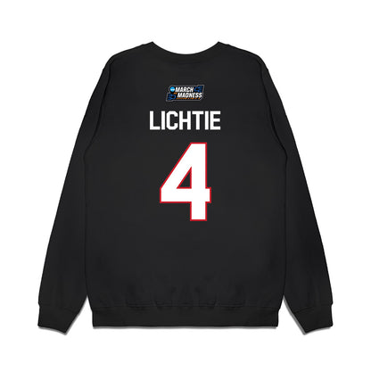 Gonzaga - NCAA Women's Basketball : Sierra Lichtie - NCAA® March Madness® 2026 Premium Crewneck Sweatshirt-1