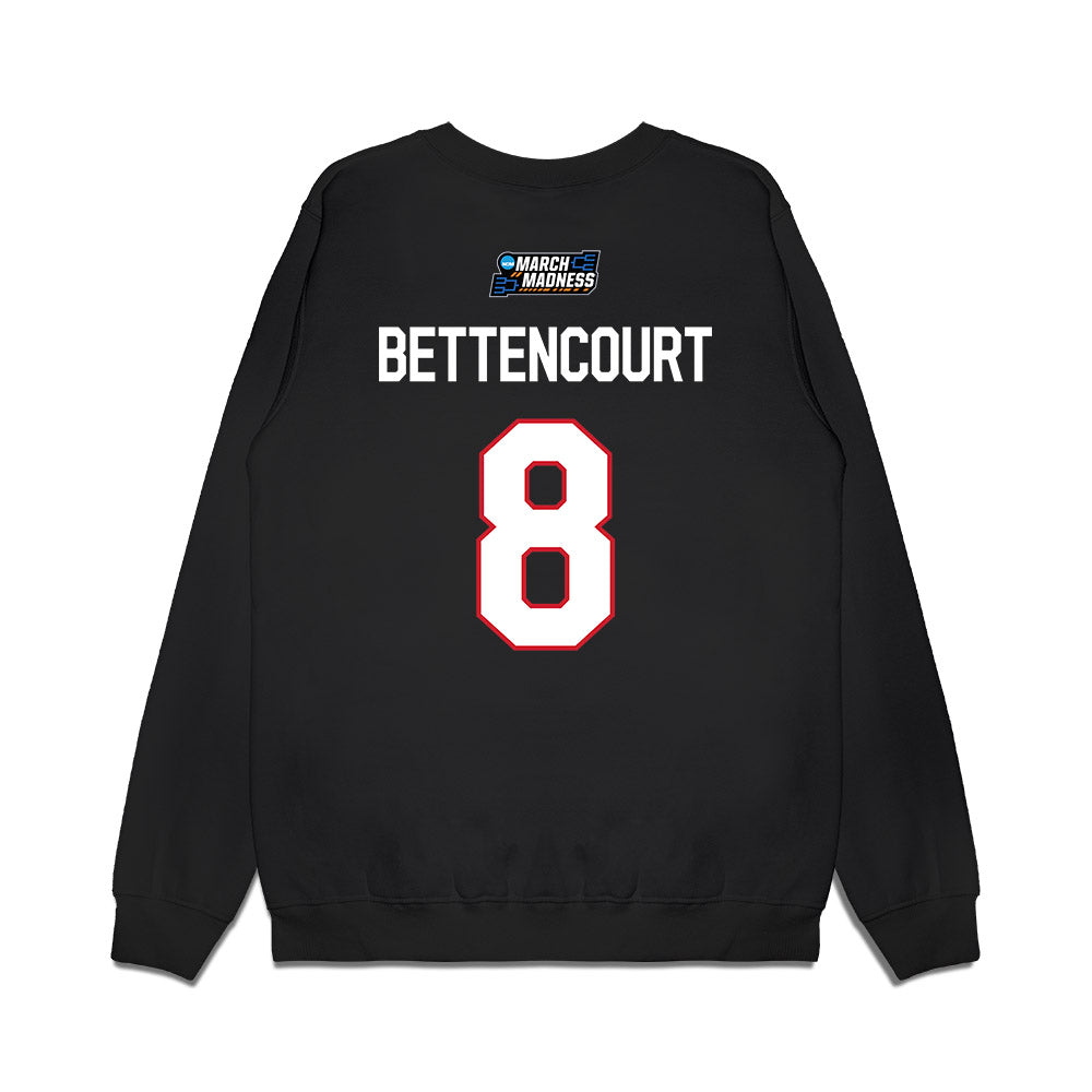 Gonzaga - NCAA Women's Basketball : In's Bettencourt - NCAA® March Madness® 2026 Premium Crewneck Sweatshirt-1