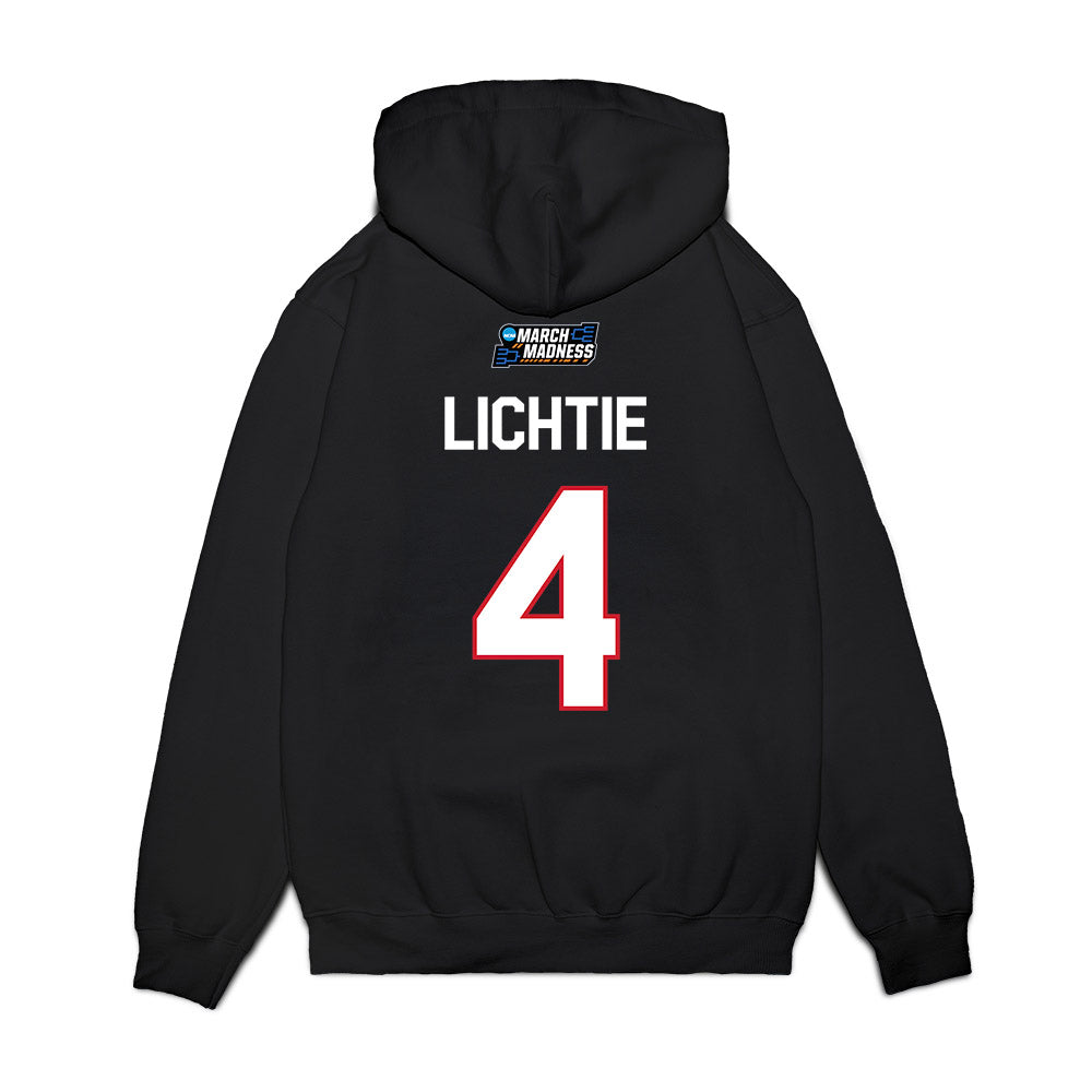 Gonzaga - NCAA Women's Basketball : Sierra Lichtie - NCAA® March Madness® 2026 Premium Hooded Sweatshirt-1
