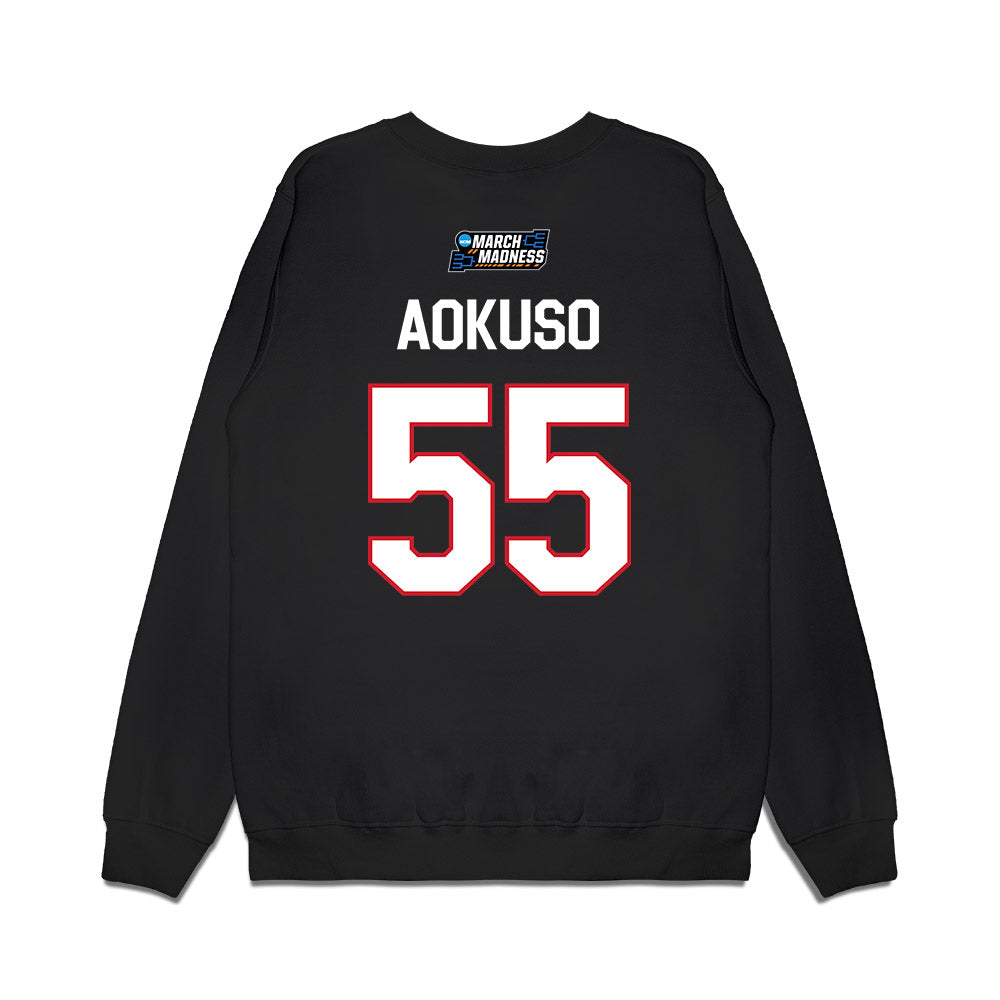 Gonzaga - NCAA Women's Basketball : Zeryhia Aokuso - NCAA® March Madness® 2026 Premium Crewneck Sweatshirt-1