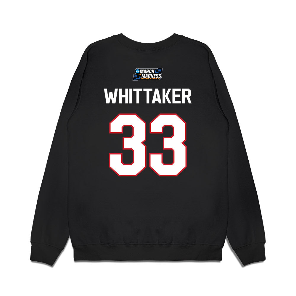 Gonzaga - NCAA Women's Basketball : Lauren Whittaker - NCAA® March Madness® 2026 Premium Crewneck Sweatshirt-1