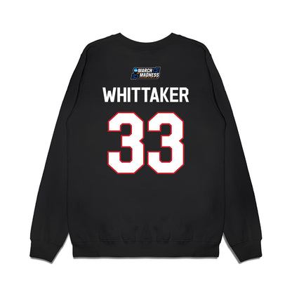 Gonzaga - NCAA Women's Basketball : Lauren Whittaker - NCAA® March Madness® 2026 Premium Crewneck Sweatshirt-1