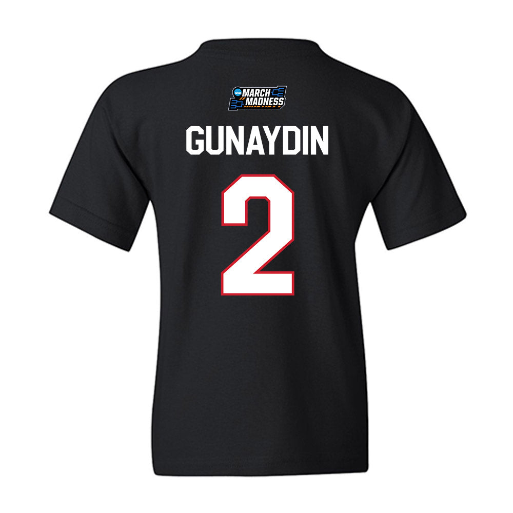 Gonzaga - NCAA Women's Basketball : Vera Gunaydin - NCAA® March Madness® 2026 Youth T-Shirt-1